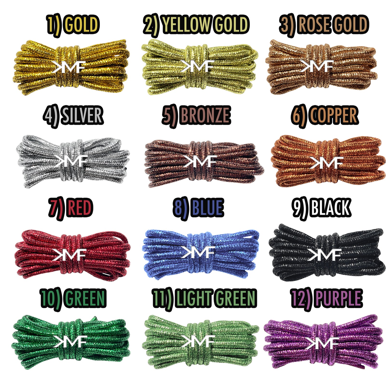Glitter Rope Shoelaces