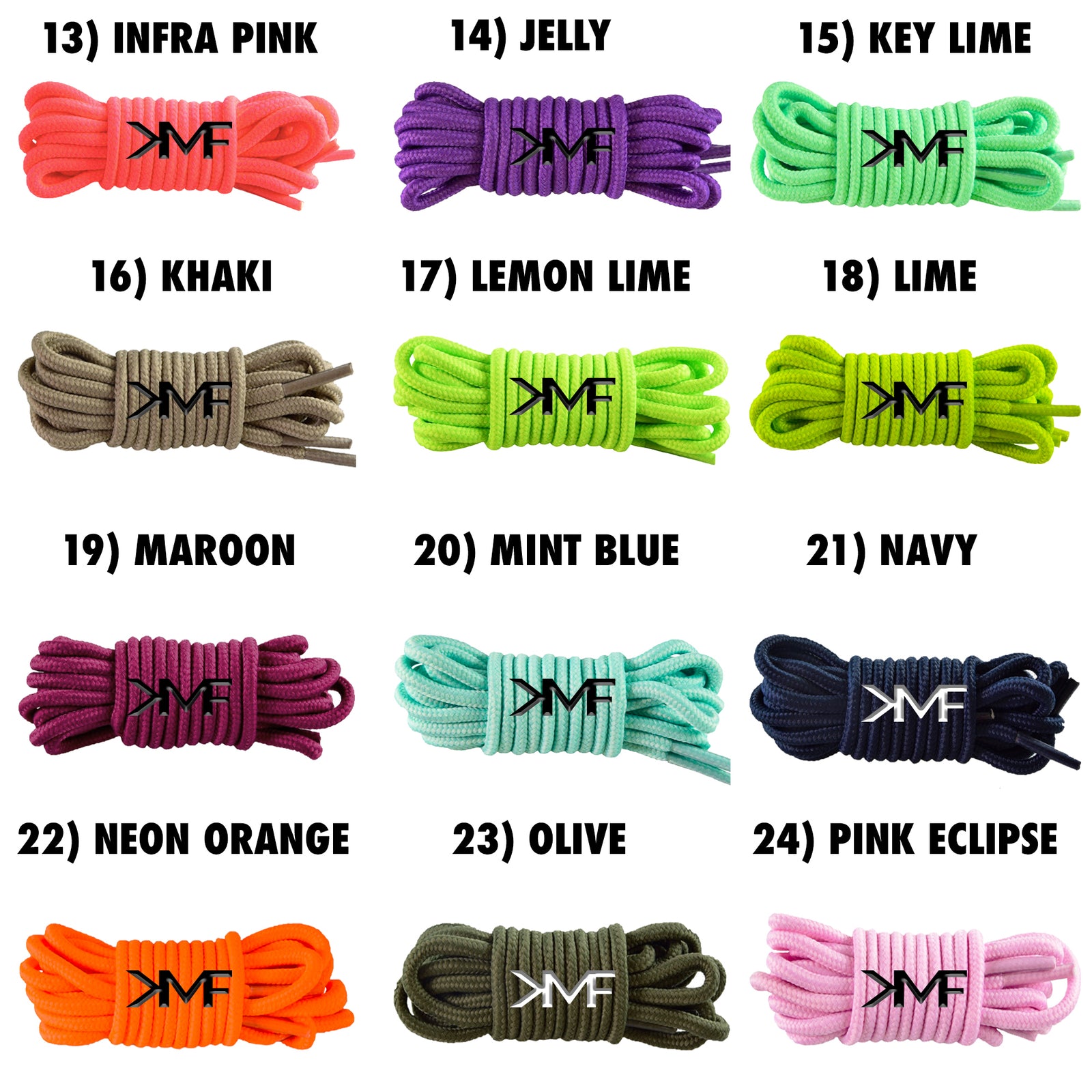 Thin Round Classic Shoelaces