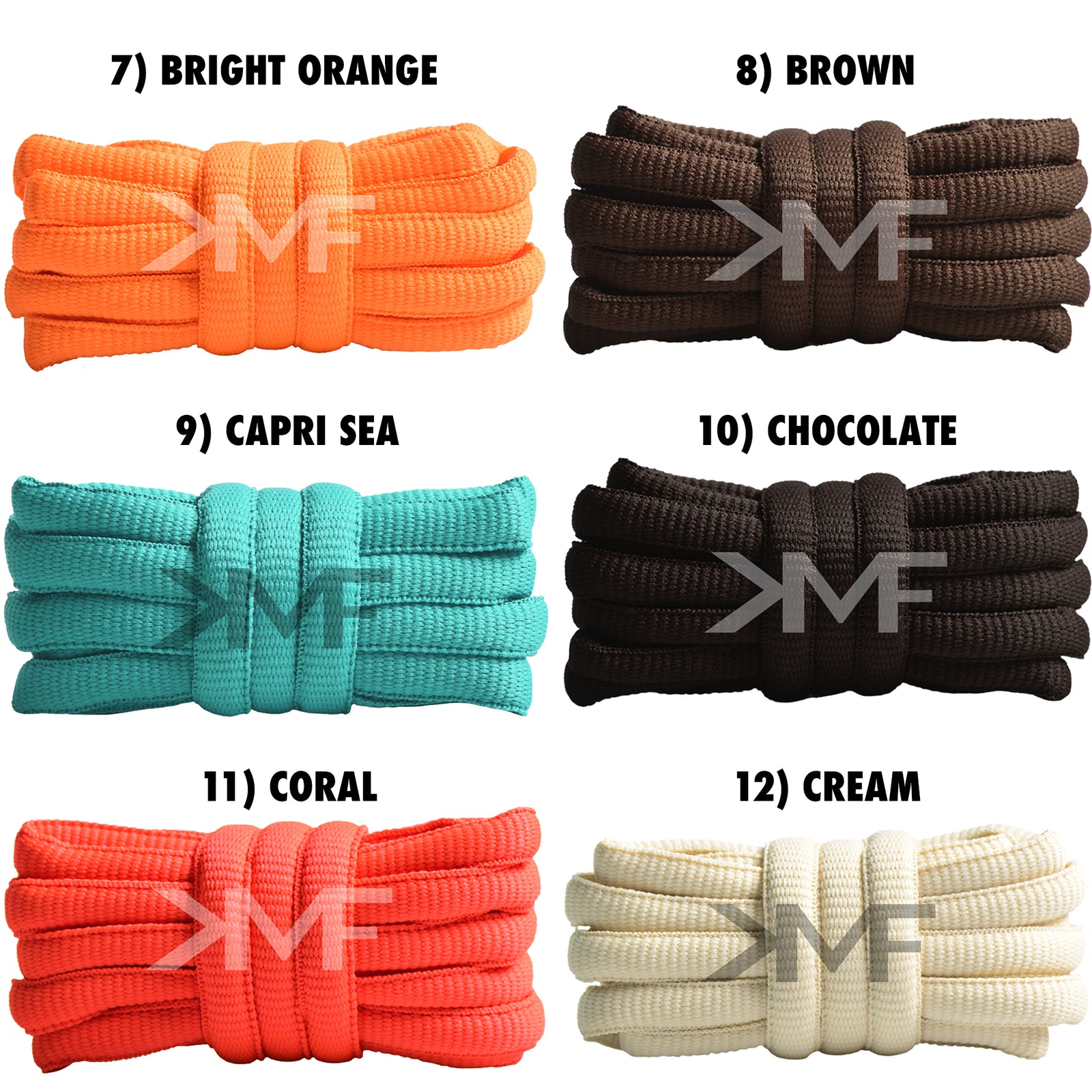 Thick 9mm Oval Shoelaces