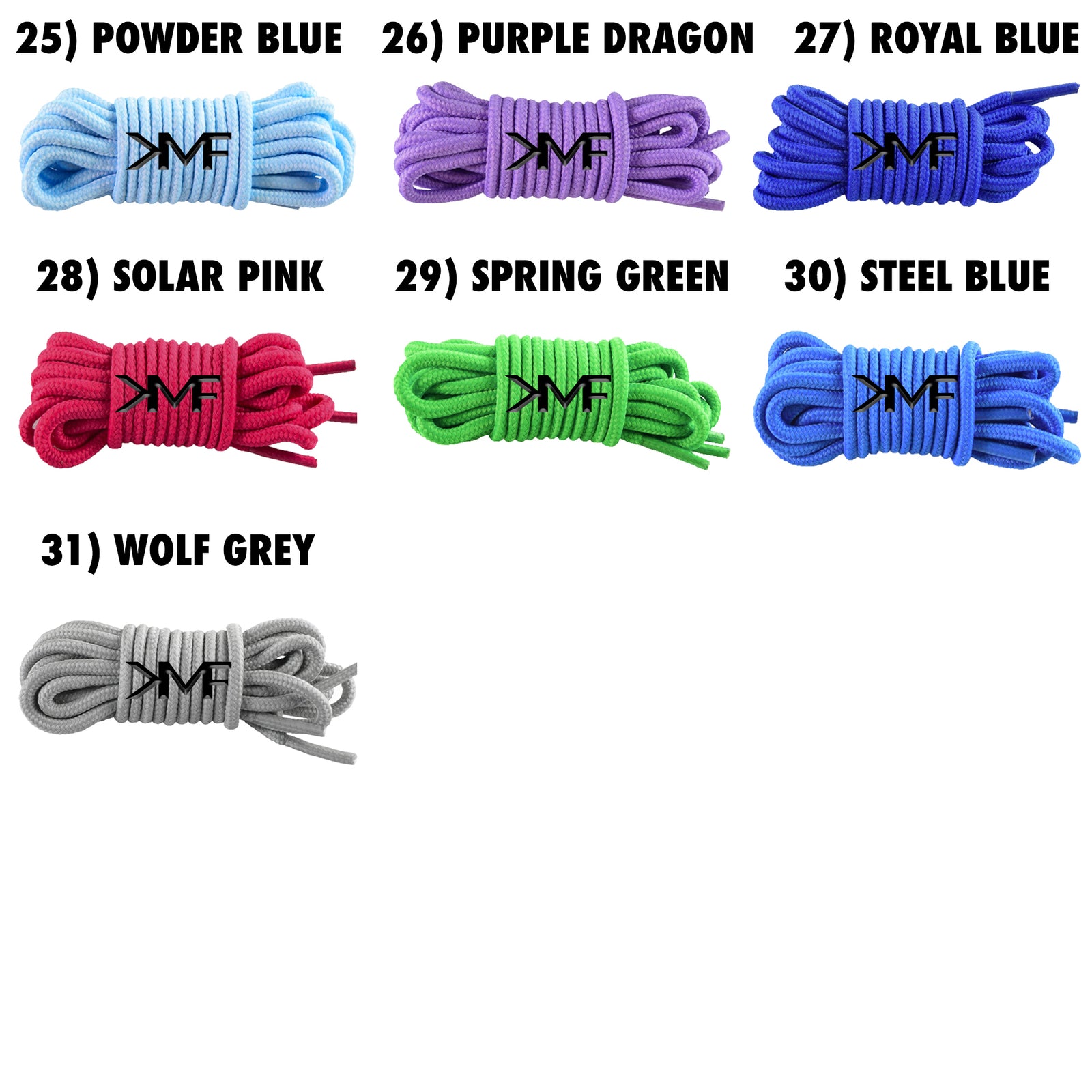 Thin Round Classic Shoelaces