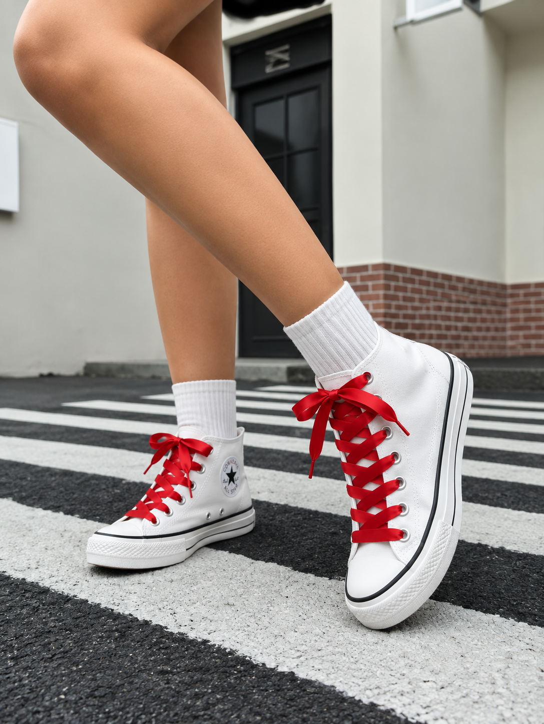 Satin Ribbon Flat Shoelaces