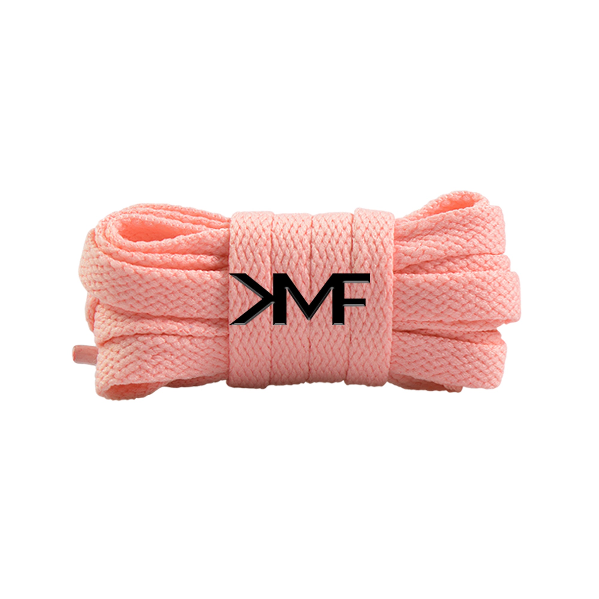 Baby Pink Slim Classic Flat Shoelaces