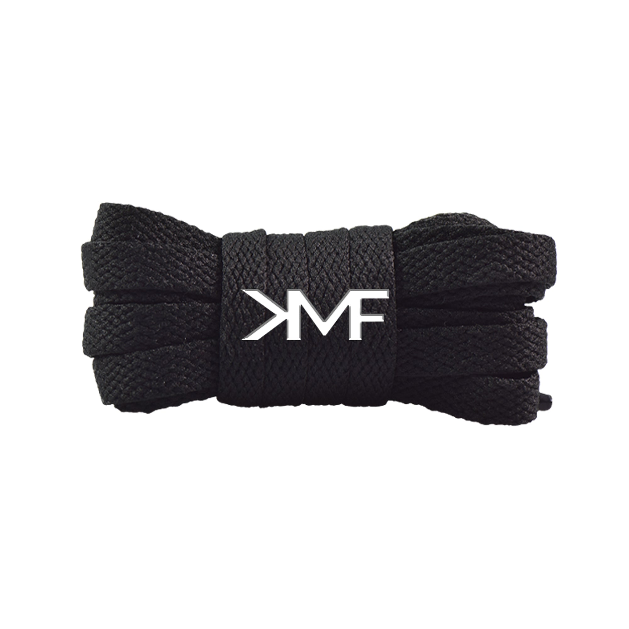 Black Slim Classic Flat Shoelaces