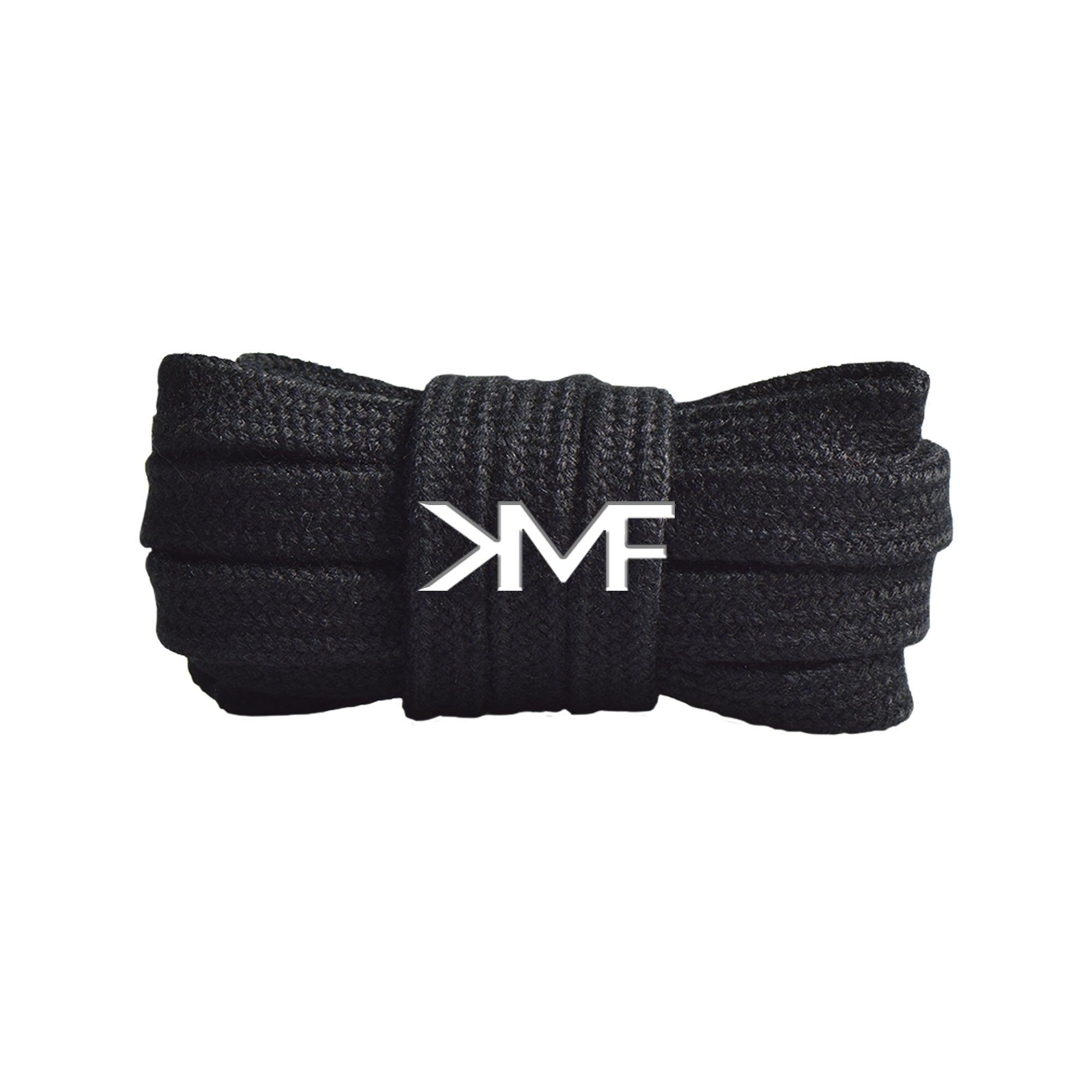 Black Cotton Flat Shoelaces