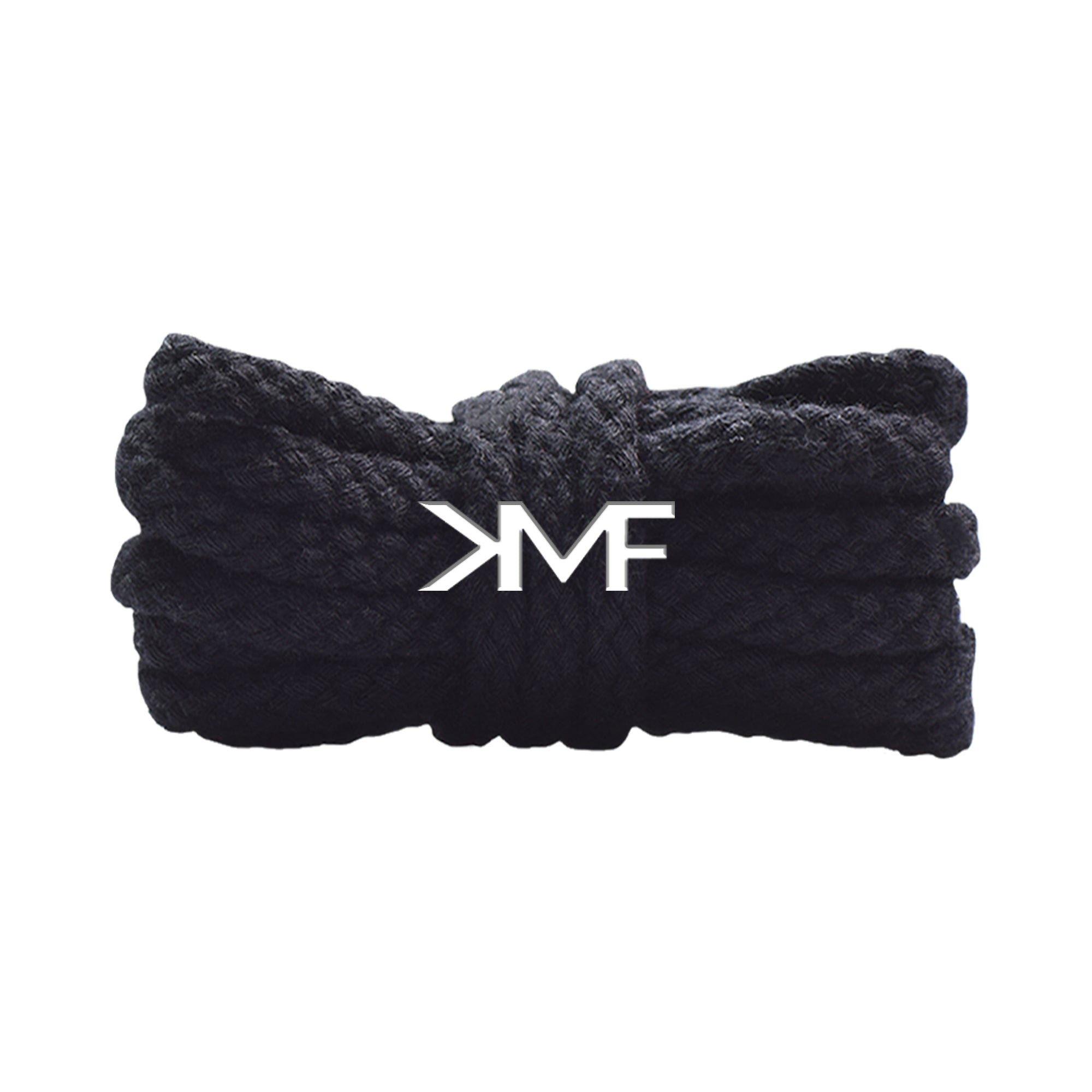 Black Thin Braided Rope Shoelaces