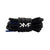 Black/Blue KMF Thick Round Shoelaces