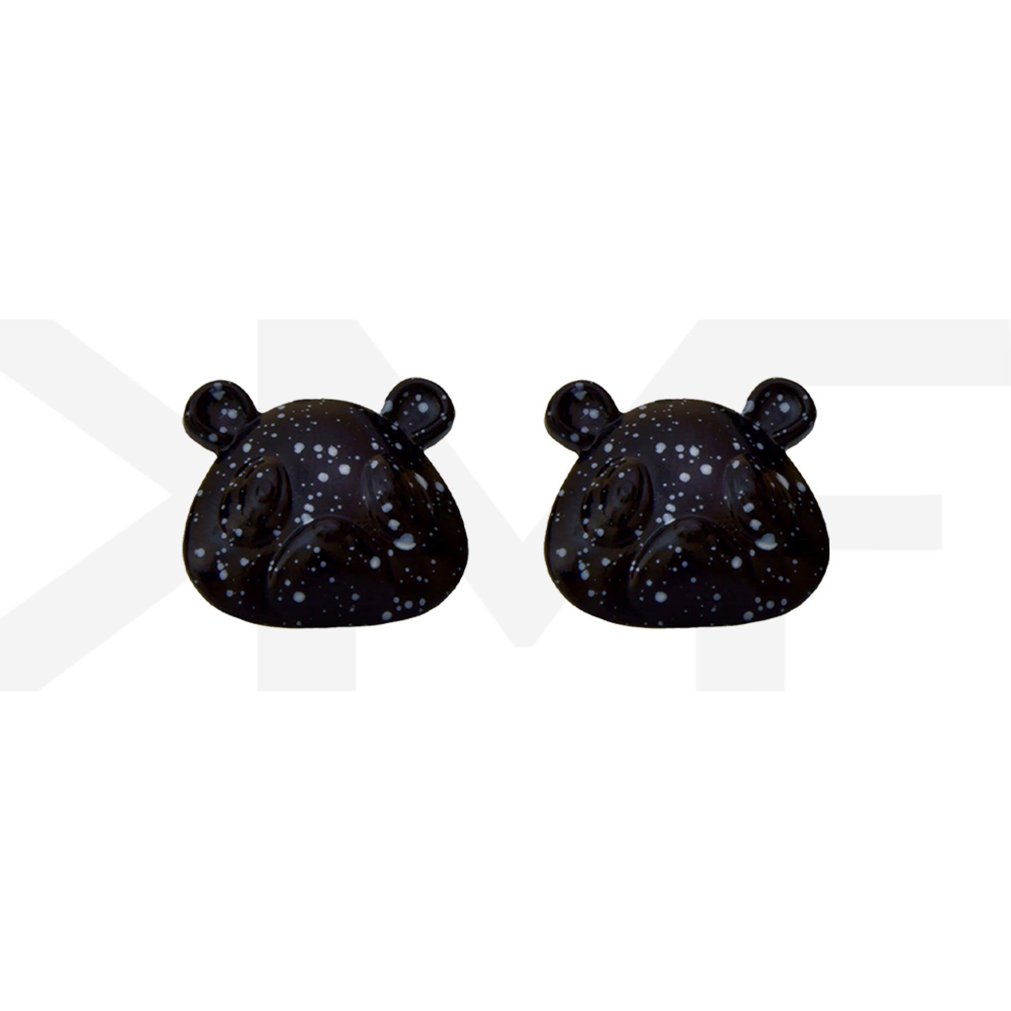 Black / Grey Speckles Graduation Bear Dubraes
