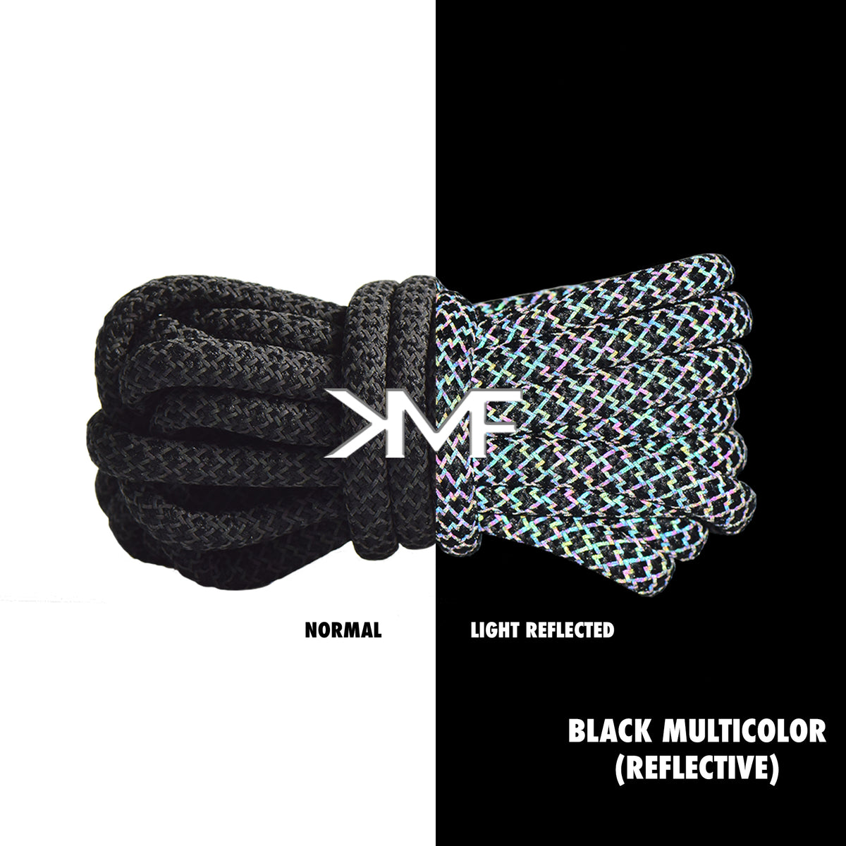 Classic Reflective Rope Shoelaces