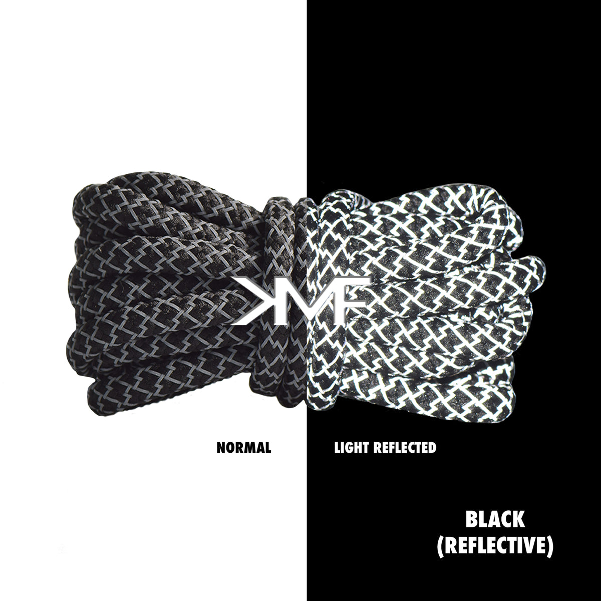 Classic Reflective Rope Shoelaces