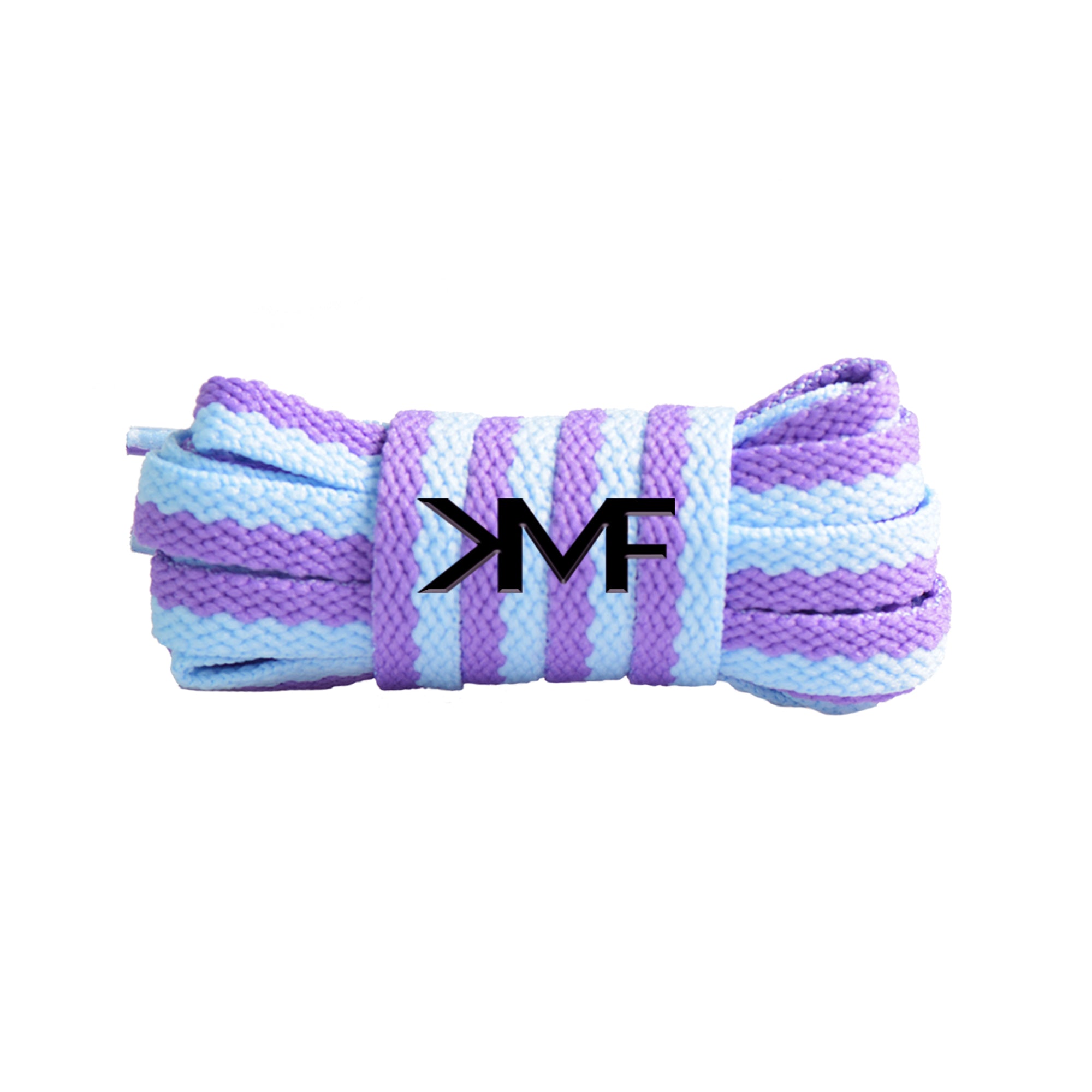 Blueberry Cupcake Dual Tone Flat Shoelaces