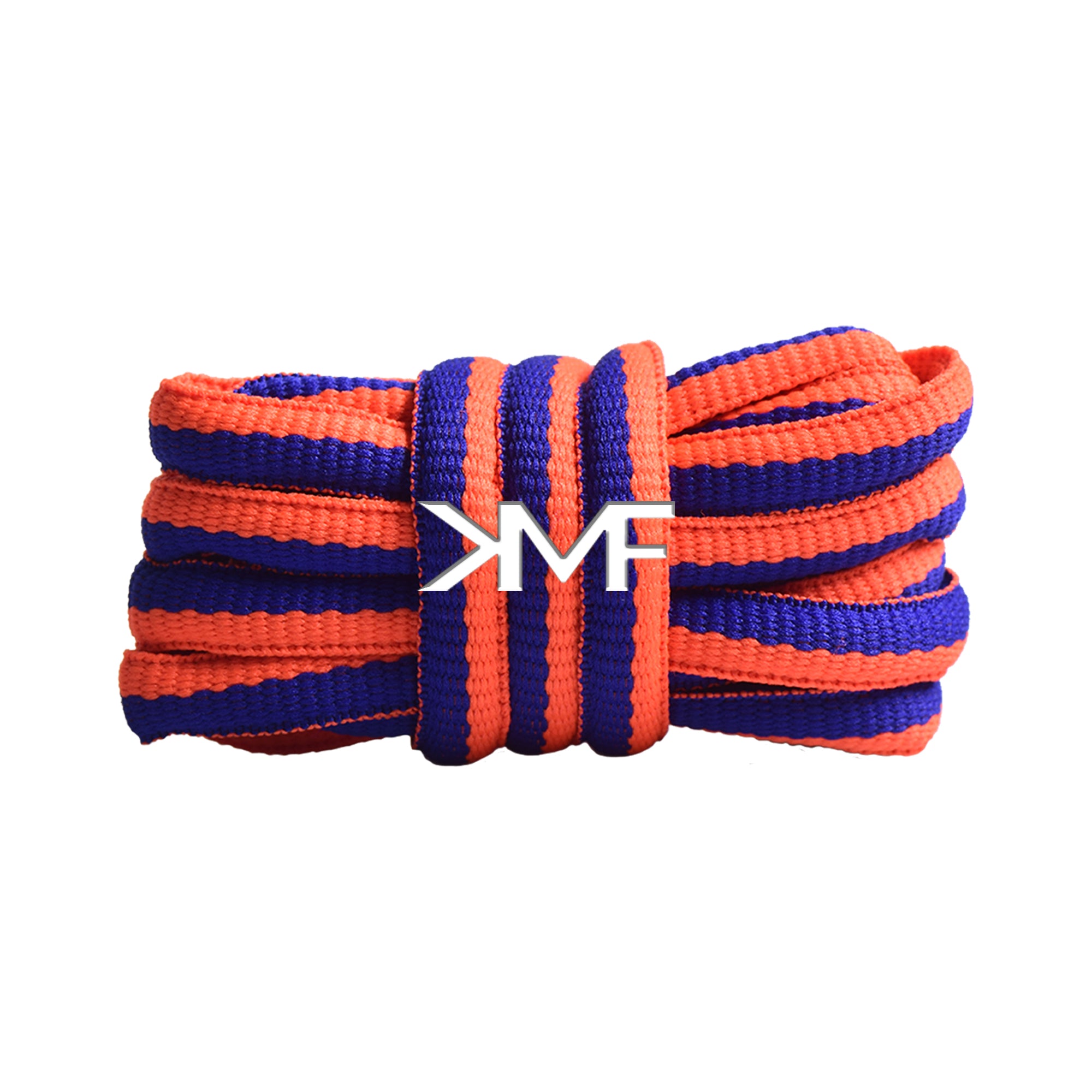 Blue & Orange "Racer" Premium SB Dunk Oval Shoelaces