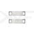 Brushed Silver Medium Classic Blank Dubraes