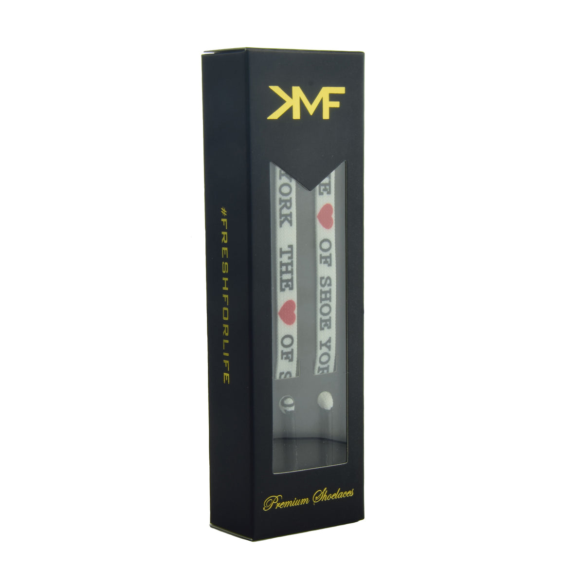 Limited Edition Heart Of Shoe York Flat Shoelaces