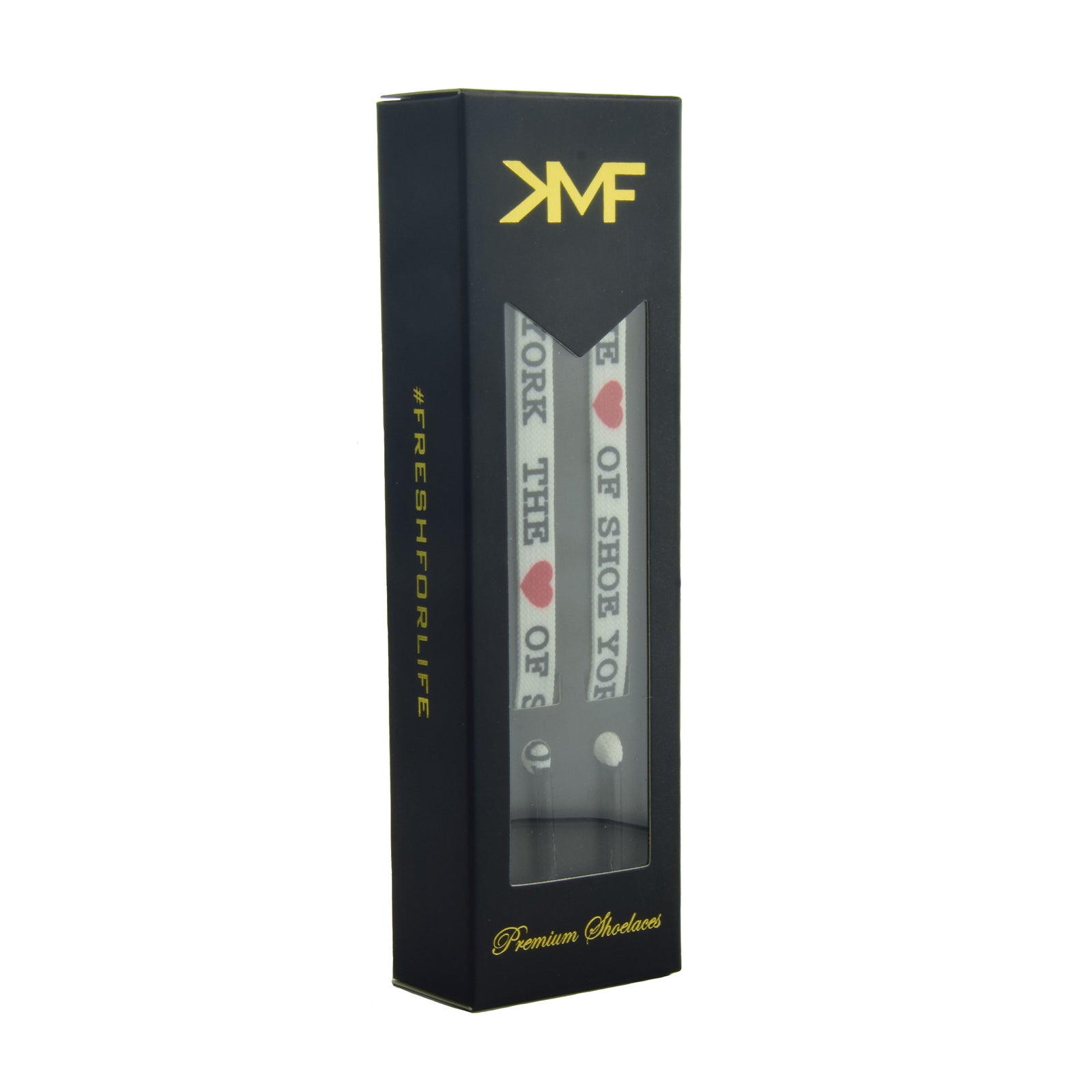 Limited Edition Heart Of Shoe York Flat Shoelaces