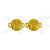 Brushed Gold Medusa Head Dubraes