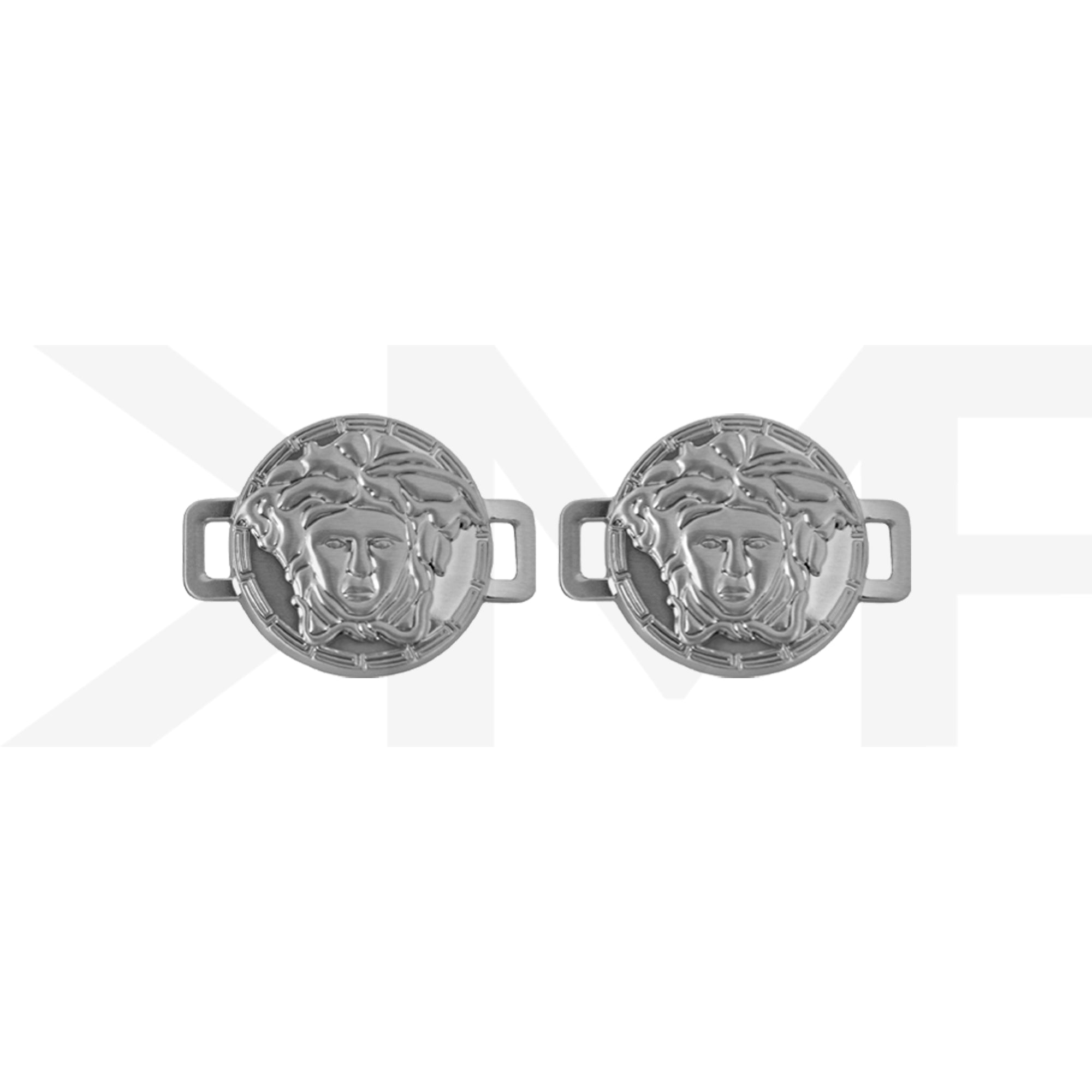 Brushed Silver Medusa Head Dubraes
