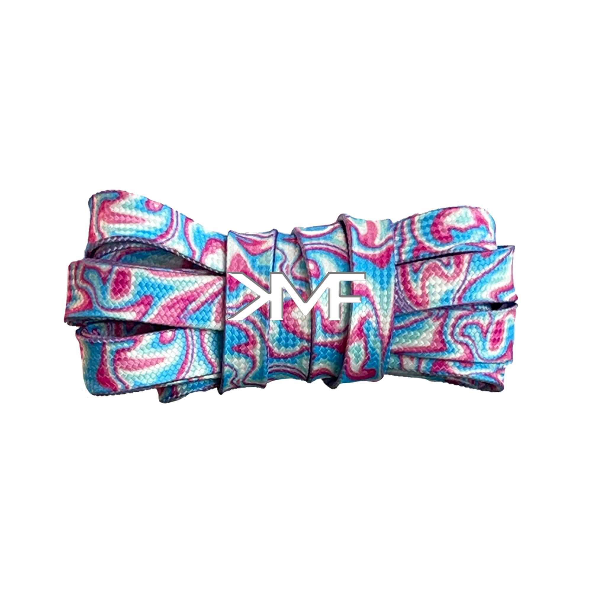 Candyland Oil Spill Flat Shoelaces