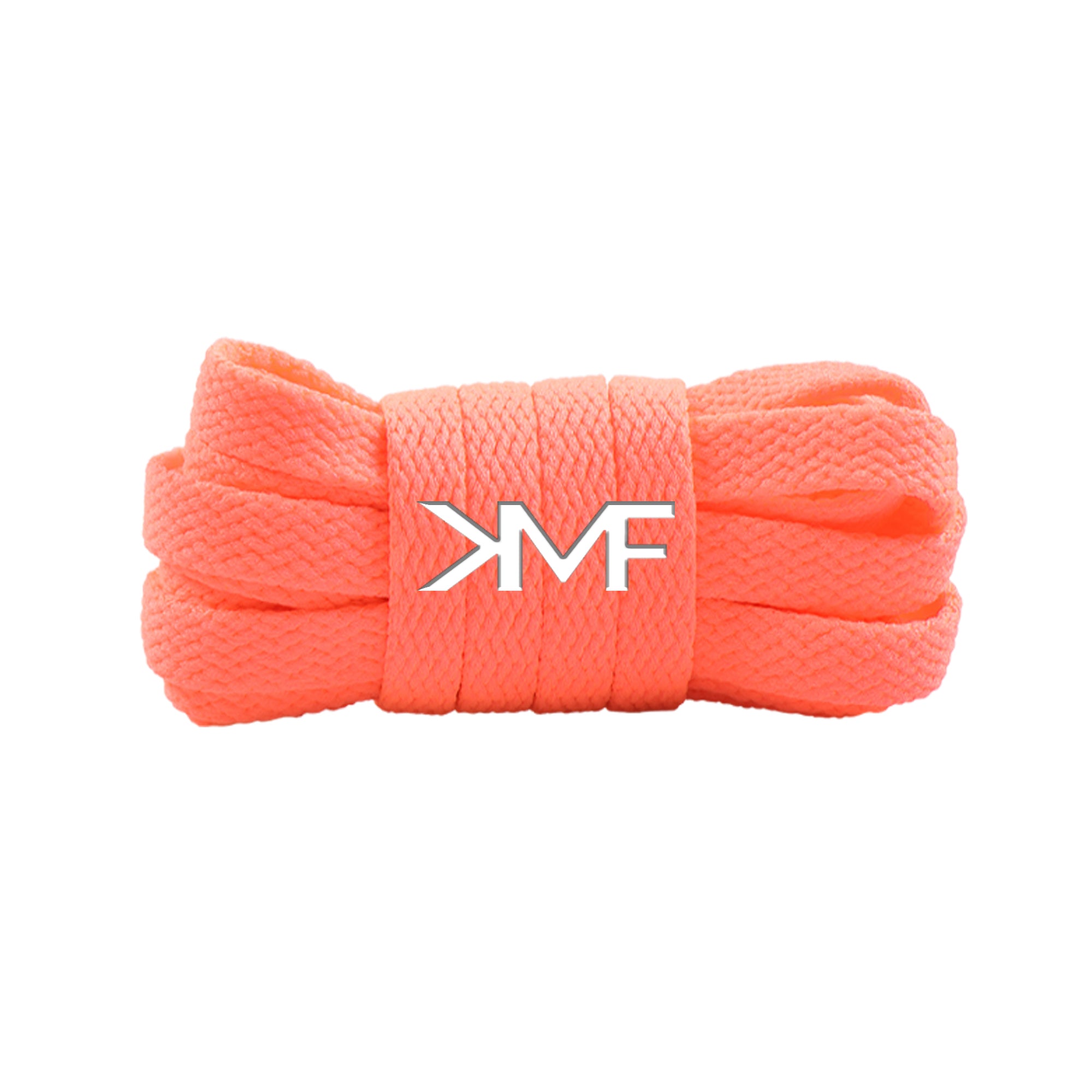 Coral Slim Classic Flat Shoelaces
