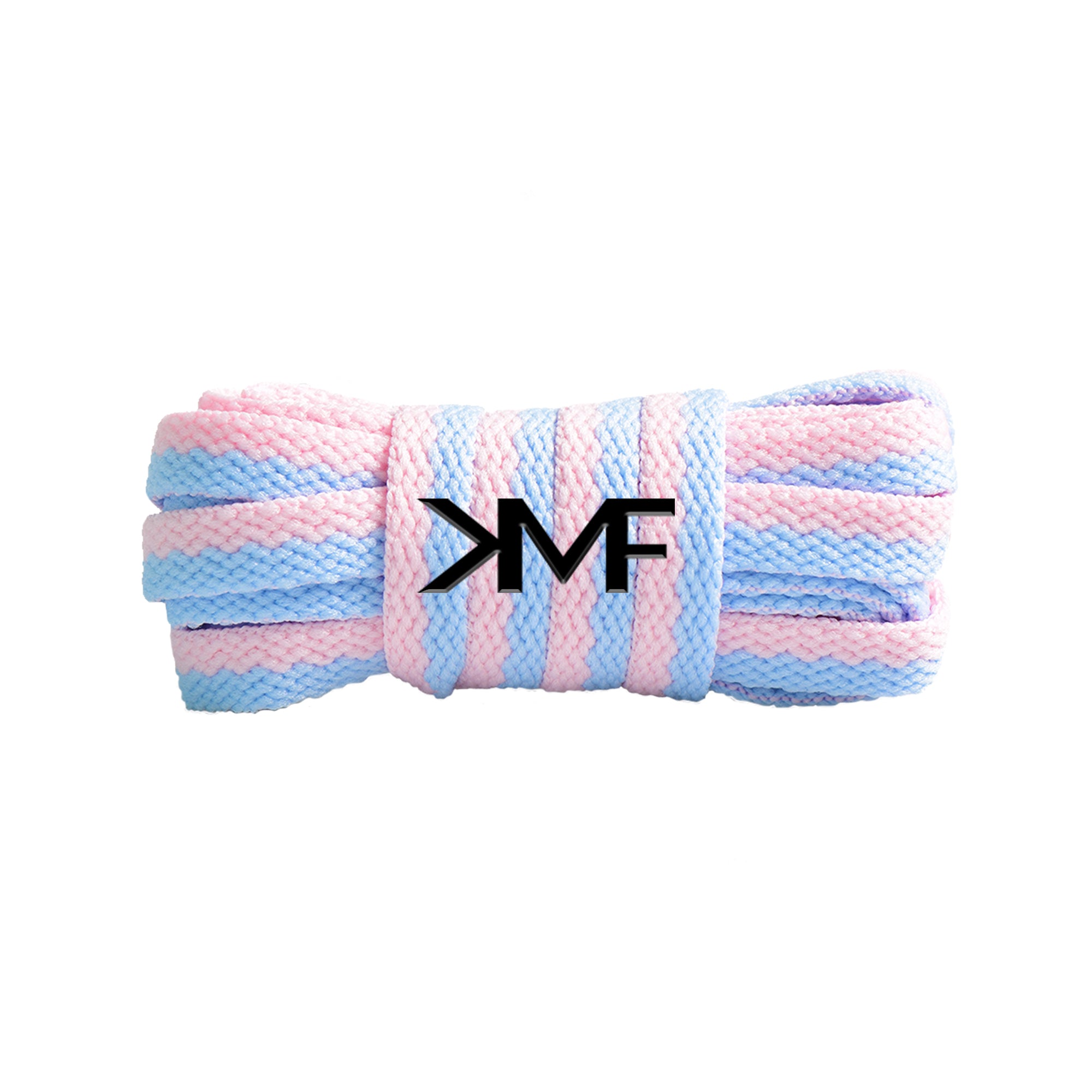 Cotton Candy Dual Tone Flat Shoelaces