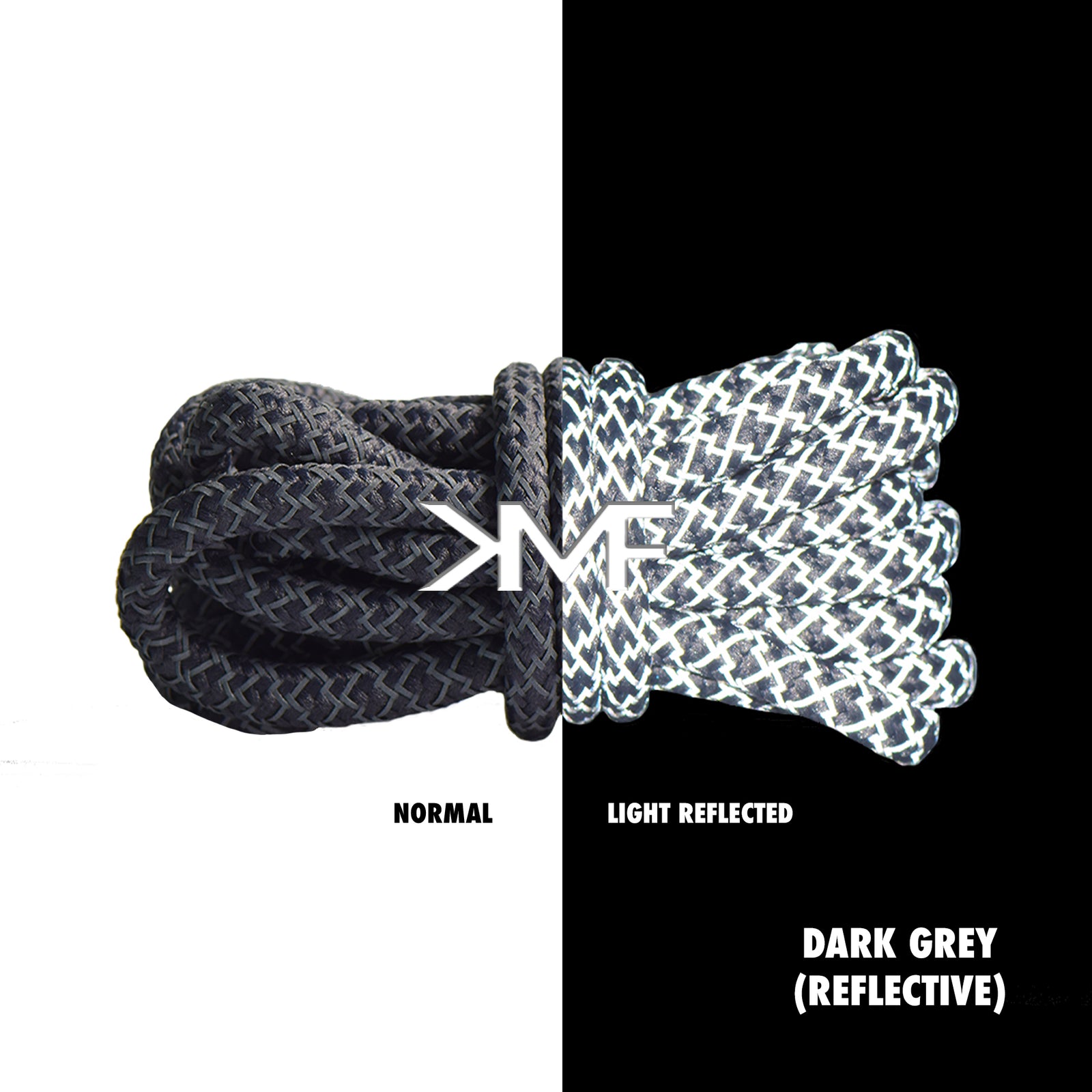 Classic Reflective Rope Shoelaces