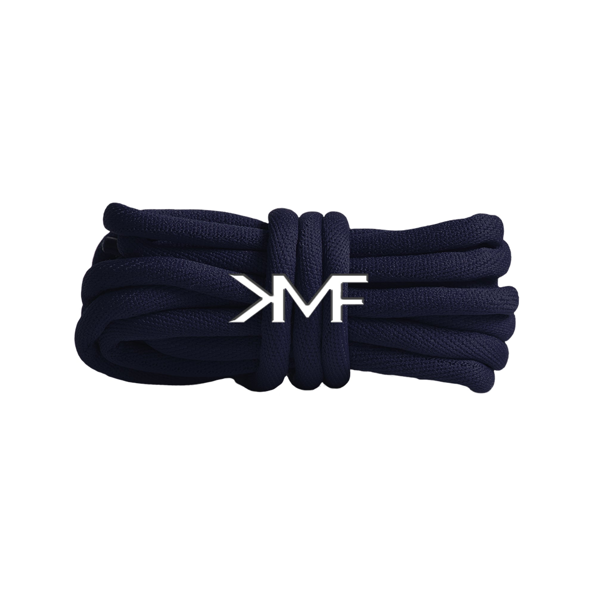 Deep Dark Navy Tubular Soft Round Shoelaces
