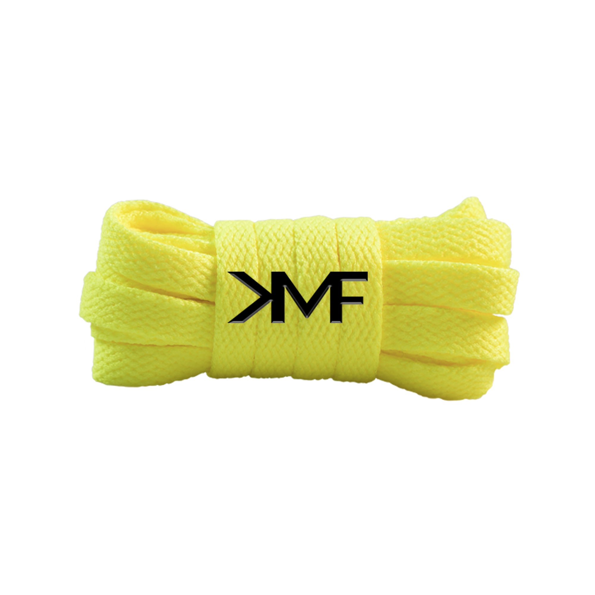 Electric Yellow Slim Classic Flat Shoelaces