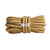 Golden Yellow & Light Brown Boot Rope Shoelaces