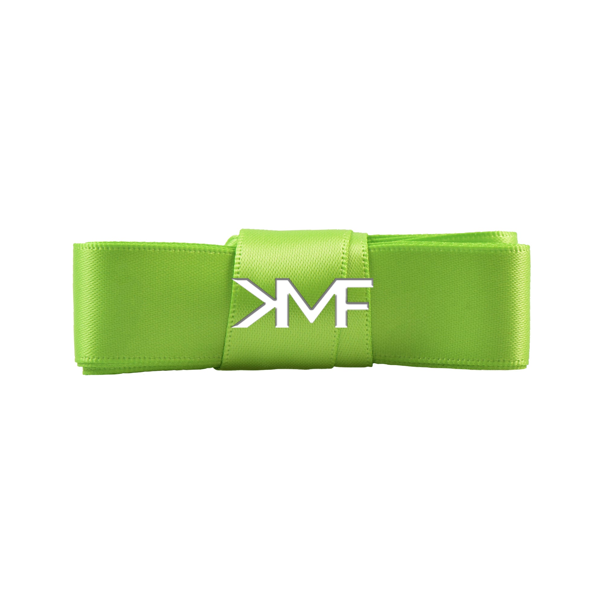 Green Yellow Silk Ribbon Flat Shoelaces
