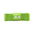 Green Yellow Silk Ribbon Flat Shoelaces