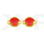 Gold / Infra Red Medusa Head Dubraes