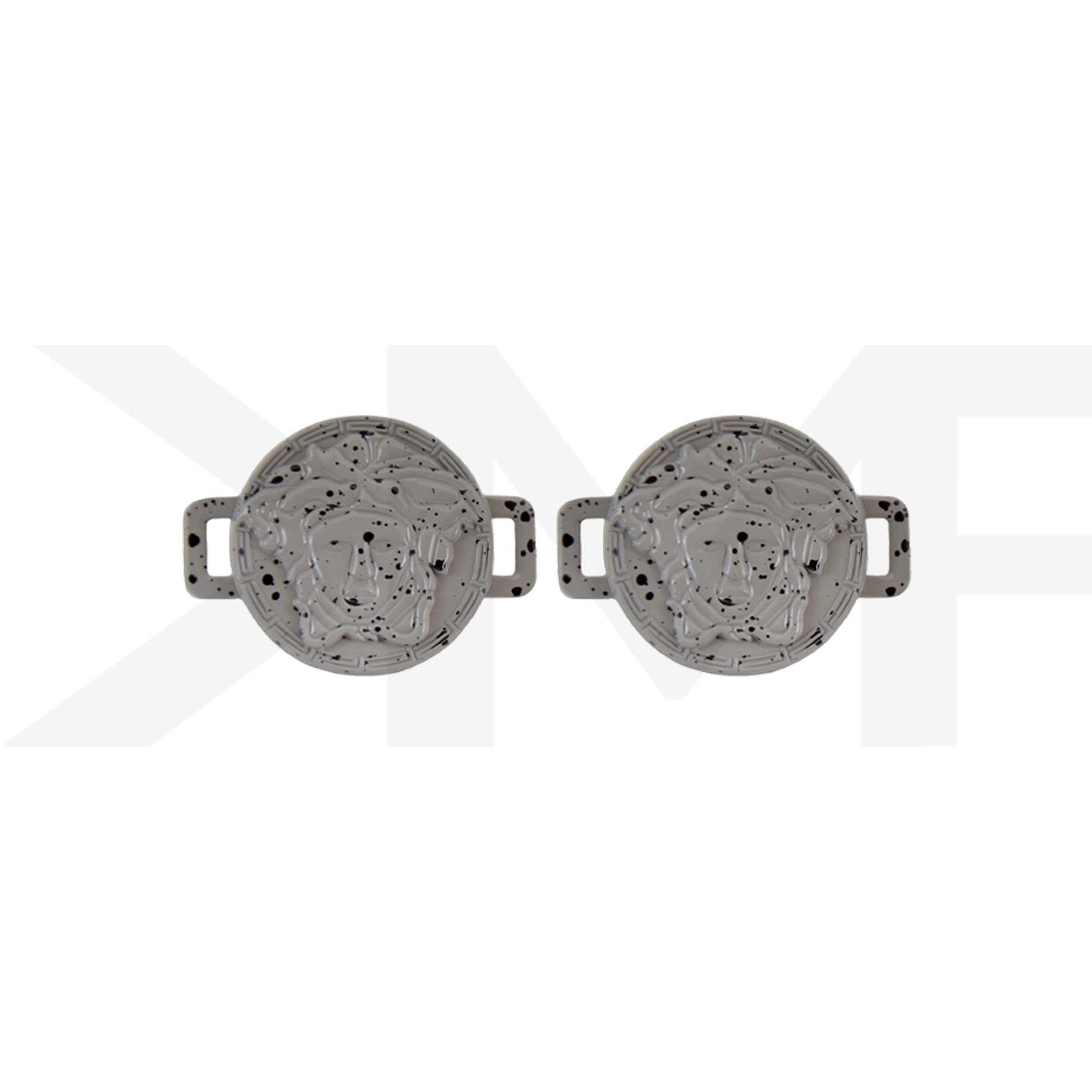 Grey / Black Speckles Medusa Head Dubraes