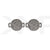 Grey / Black Speckles Medusa Head Dubraes