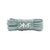 Ice Mint & Silver V1 Glitter Flat Shoelaces