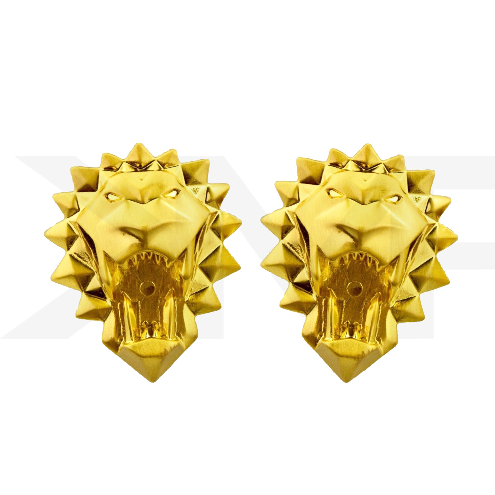 Brushed Gold Roaring Lion Dubraes