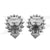 Brushed Silver Roaring Lion Dubraes