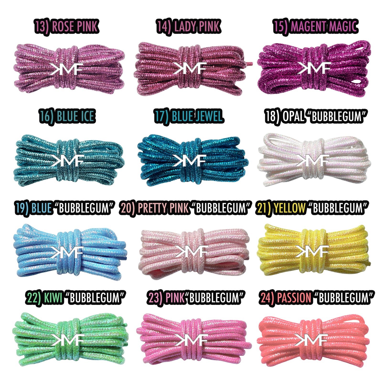 Glitter Rope Shoelaces