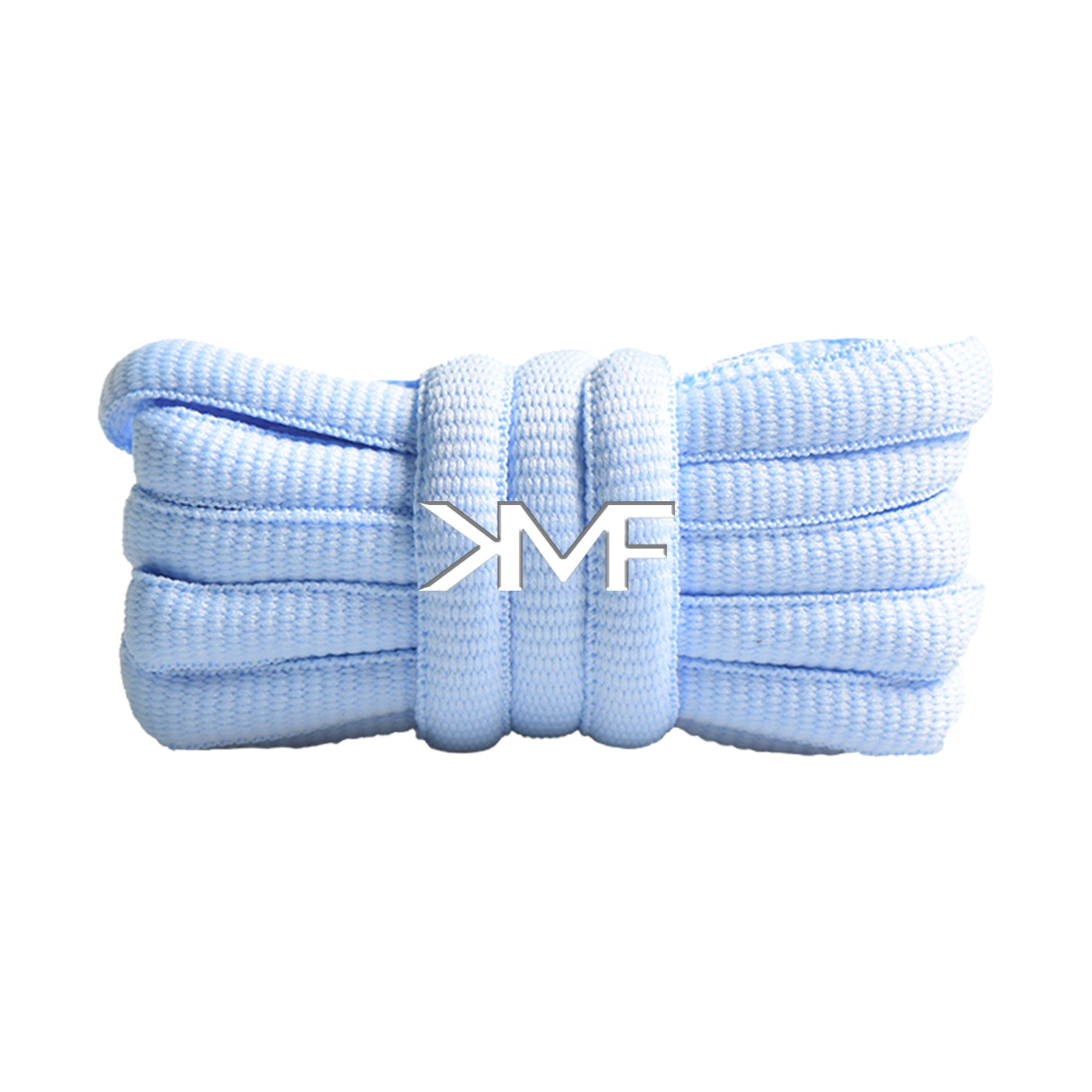 Light Blue Premium Classic Thick Oval Shoelaces