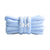 Light Blue Premium Classic Thick Oval Shoelaces