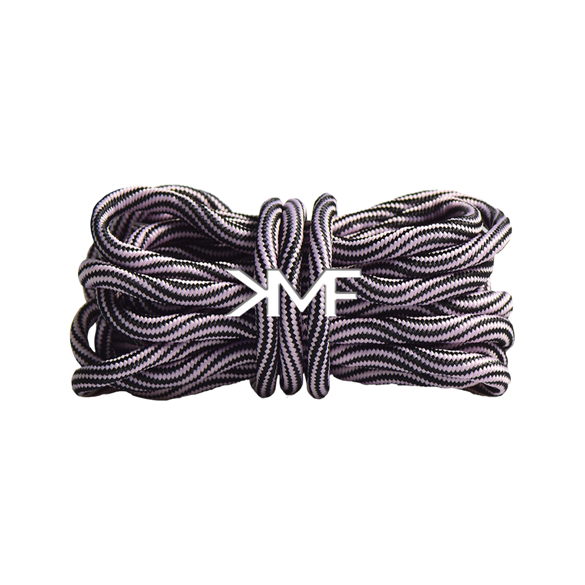 Light Purple 3D Swirl Rope Shoelaces