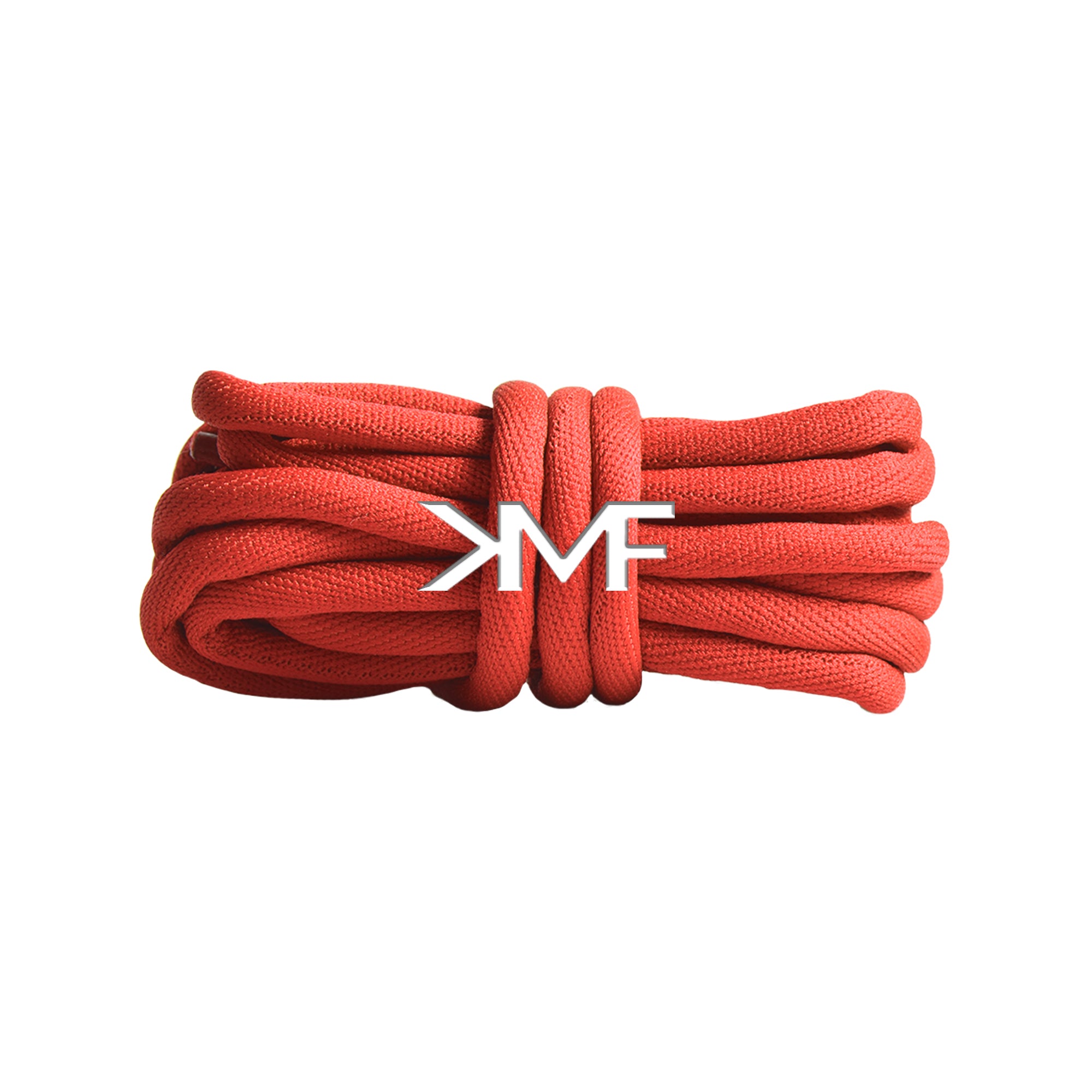Light Red Tubular Soft Round Shoelaces