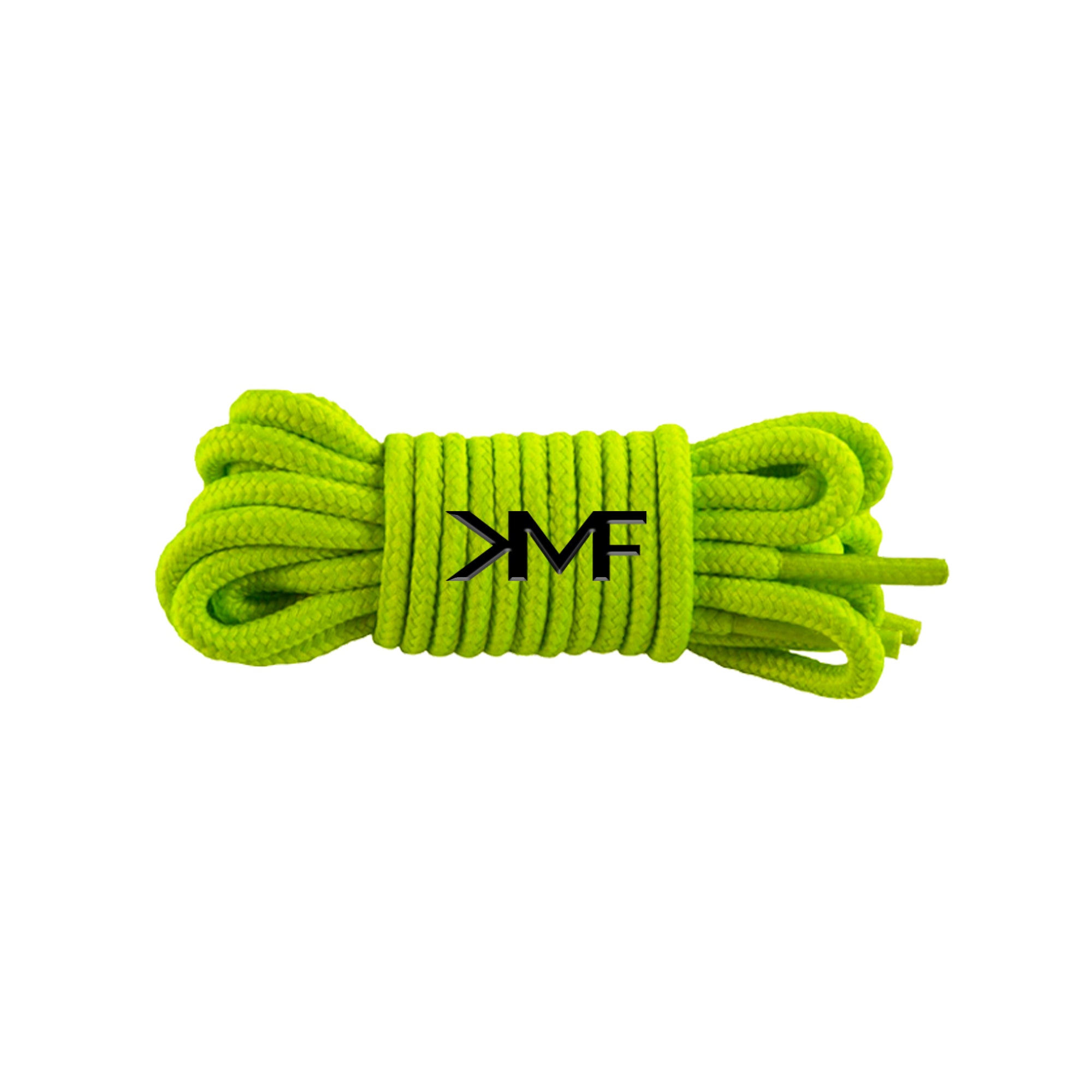 Lime Classic Thin Round Shoelaces