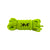 Lime Classic Thin Round Shoelaces