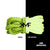 Lime Classic Reflective Rope Shoelaces
