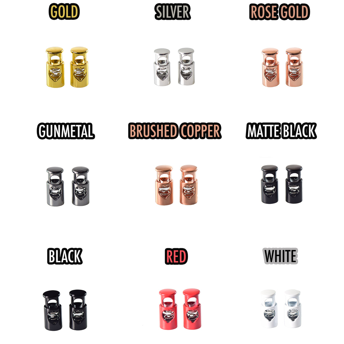 Premium Metal Lace Locks