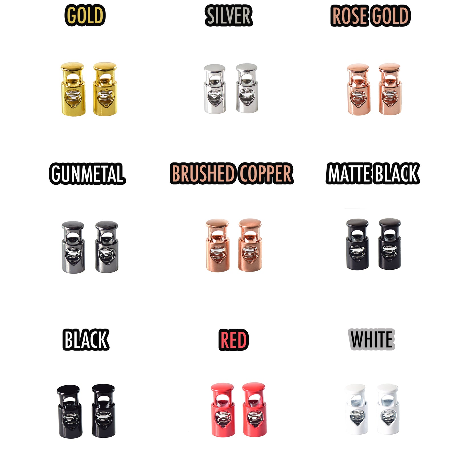 Premium Metal Lace Locks