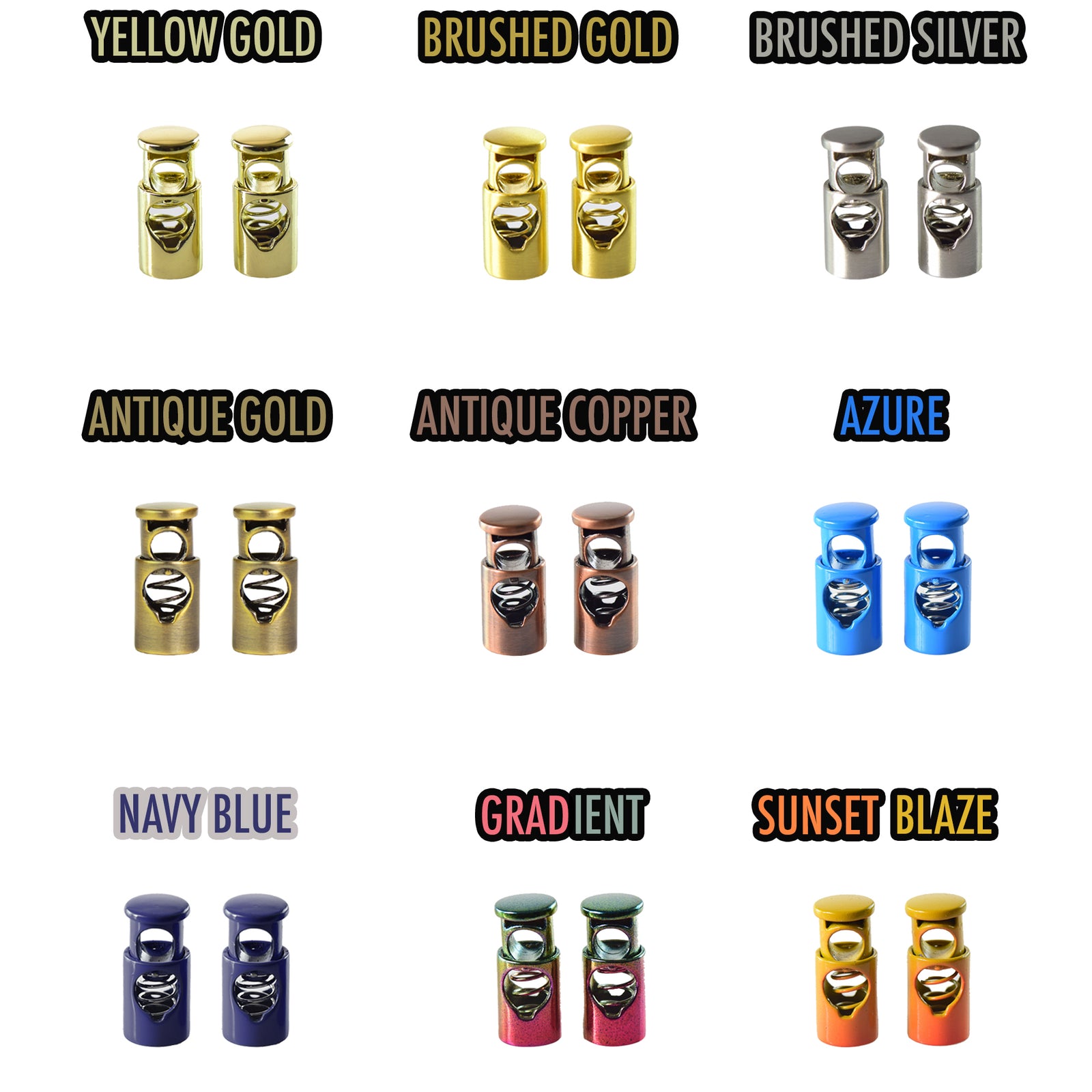 Premium Metal Lace Locks