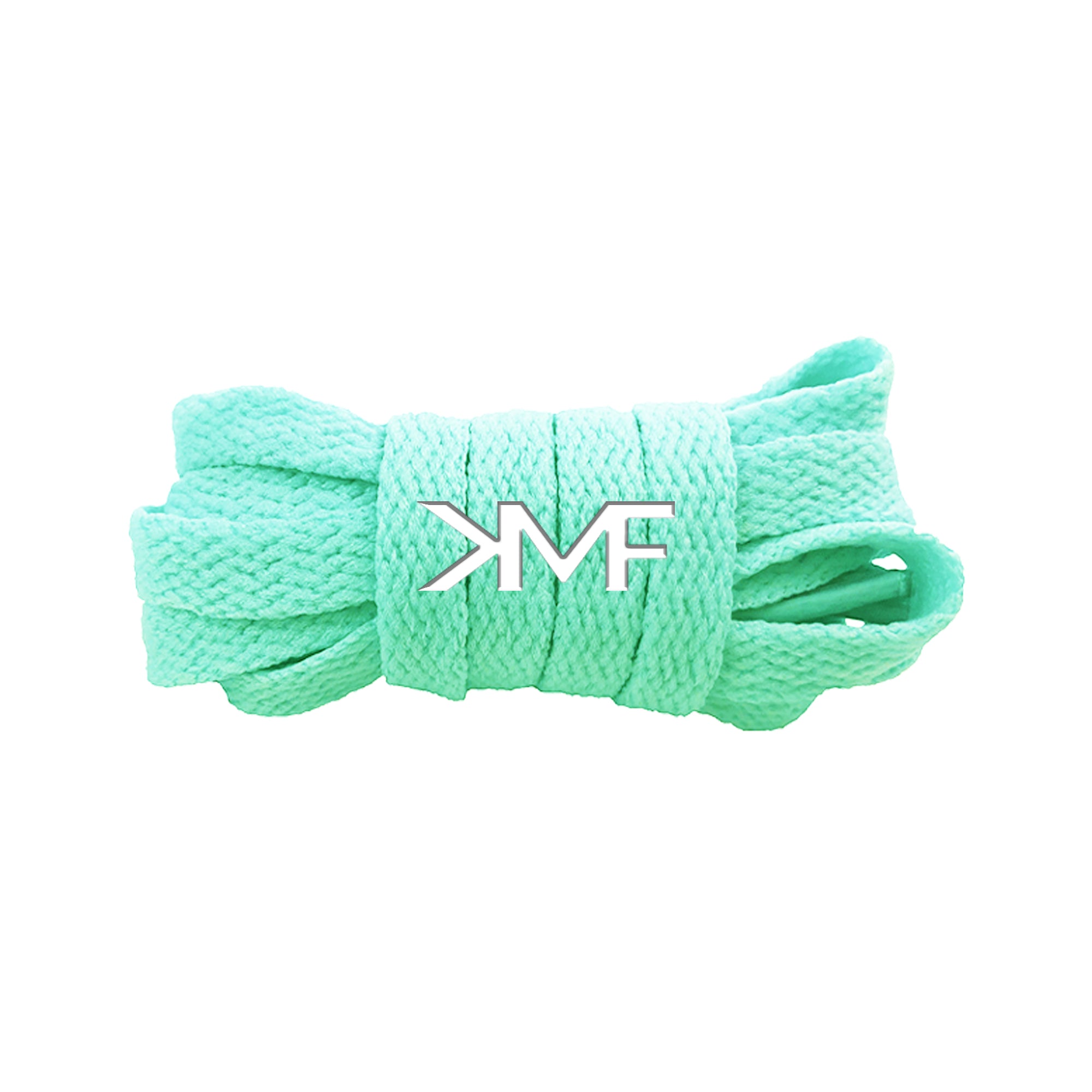 Mint Blue Classic Flat Shoelaces