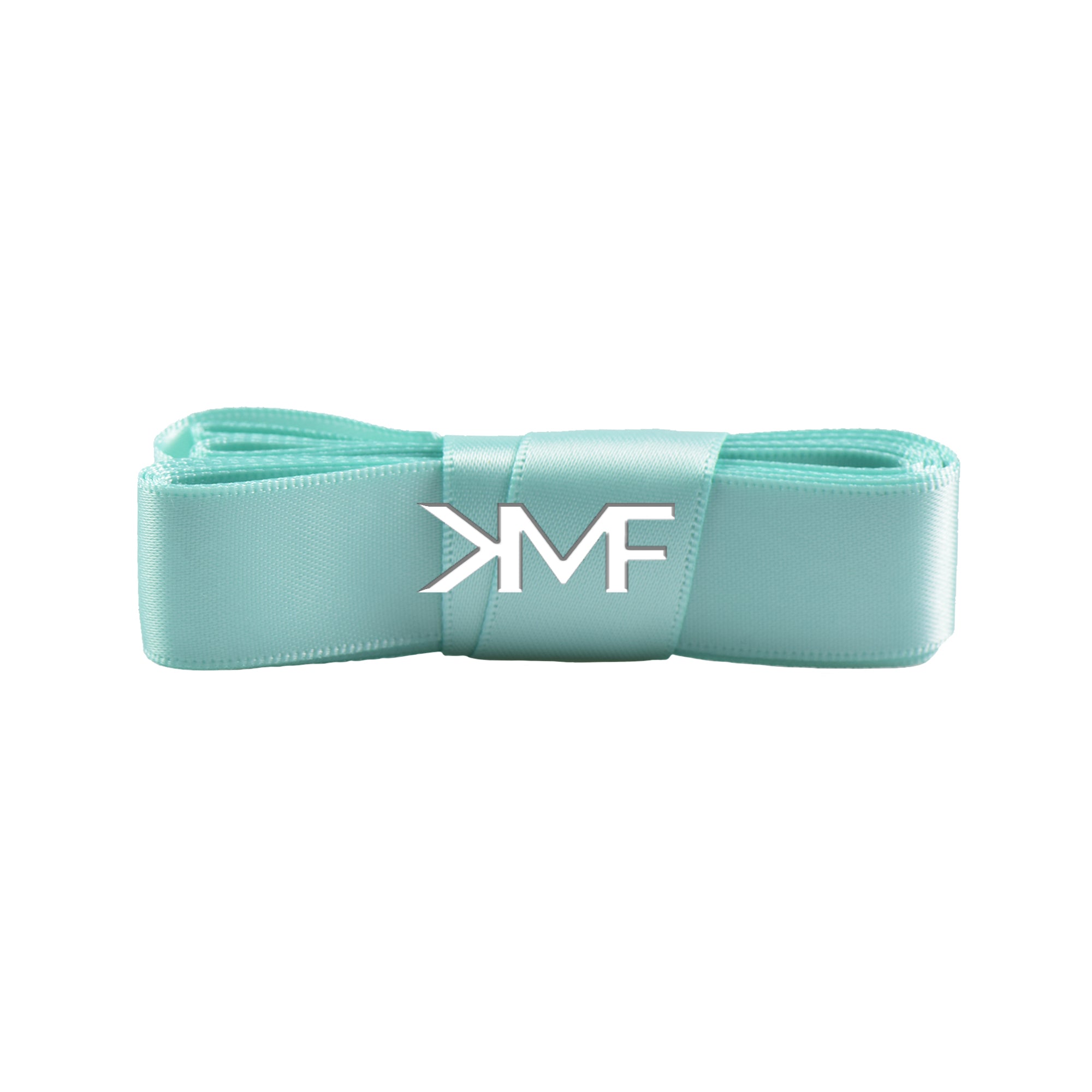 Mint Blue Silk Ribbon Flat Shoelaces