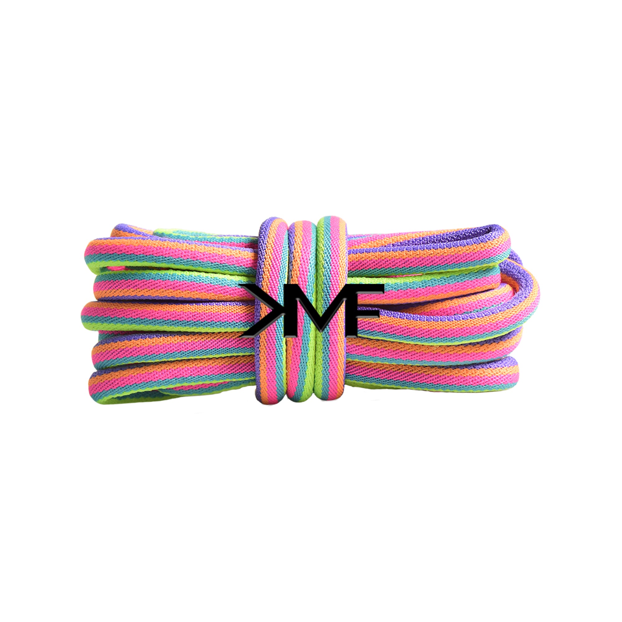 Multicolor Tubular Soft Round Shoelaces