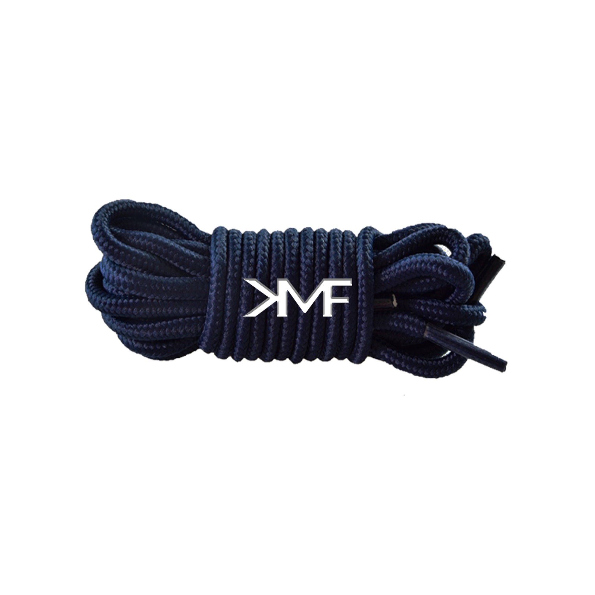 Navy Classic Thin Round Shoelaces